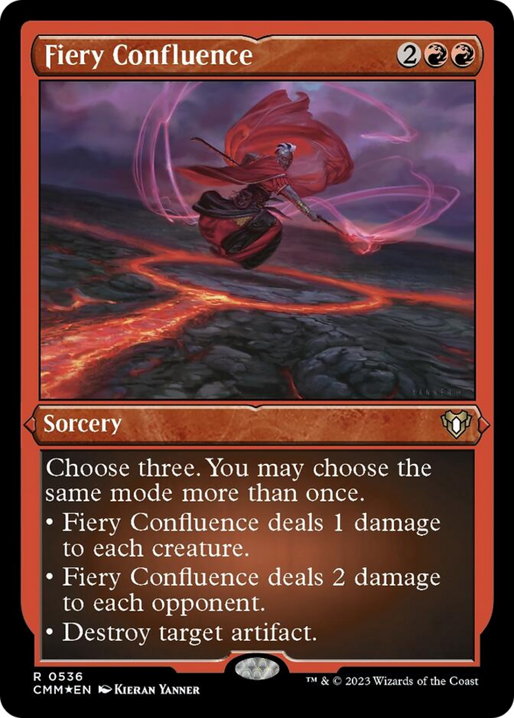 Fiery Confluence (Foil Etched) [Commander Masters] | I Want That Stuff Brandon