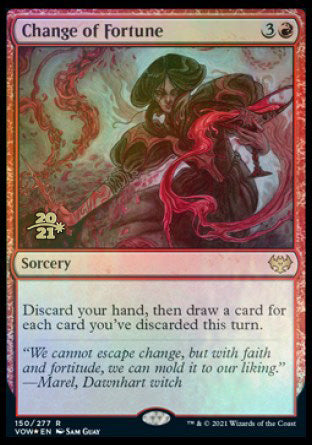 Change of Fortune [Innistrad: Crimson Vow Prerelease Promos] | I Want That Stuff Brandon