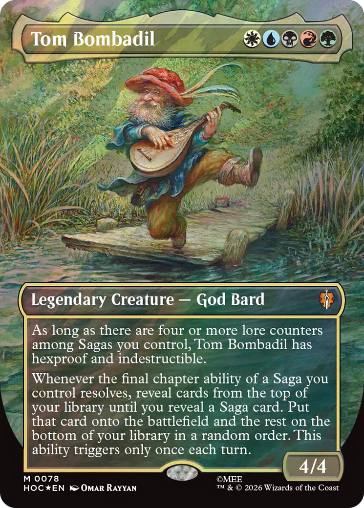 Tom Bombadil (Borderless) (Surge Foil) [The Hobbit: Eternal-Legal] | I Want That Stuff Brandon