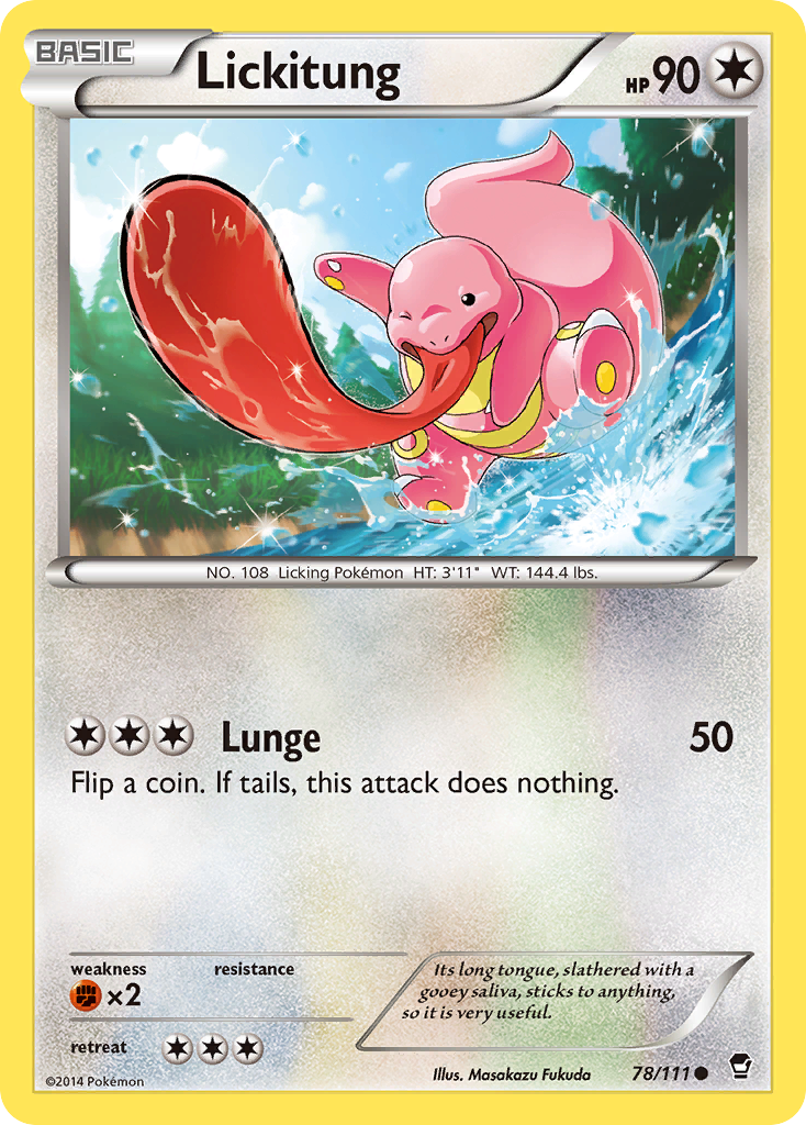 Lickitung (78/111) [XY: Furious Fists] | I Want That Stuff Brandon