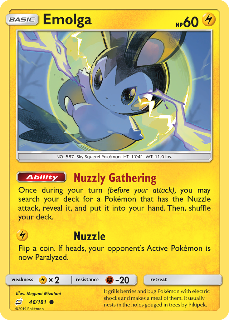Emolga (46/181) [Sun & Moon: Team Up] | I Want That Stuff Brandon