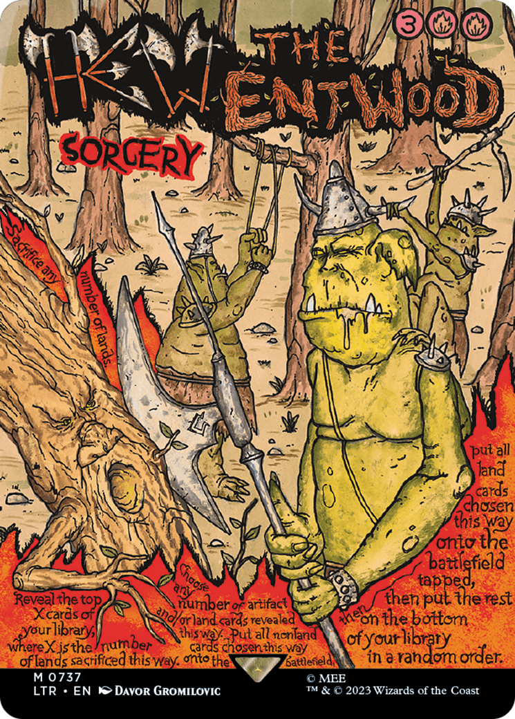 Hew the Entwood (Borderless Poster) [The Lord of the Rings: Tales of Middle-Earth] | I Want That Stuff Brandon