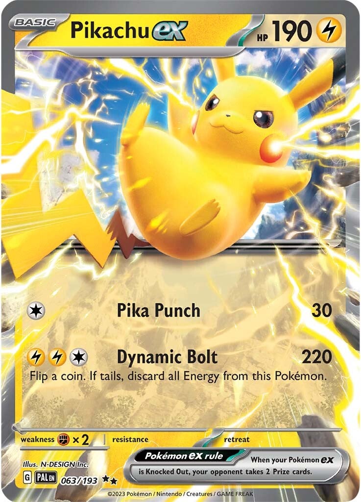 Pikachu ex (063/193) [Scarlet & Violet: Paldea Evolved] | I Want That Stuff Brandon