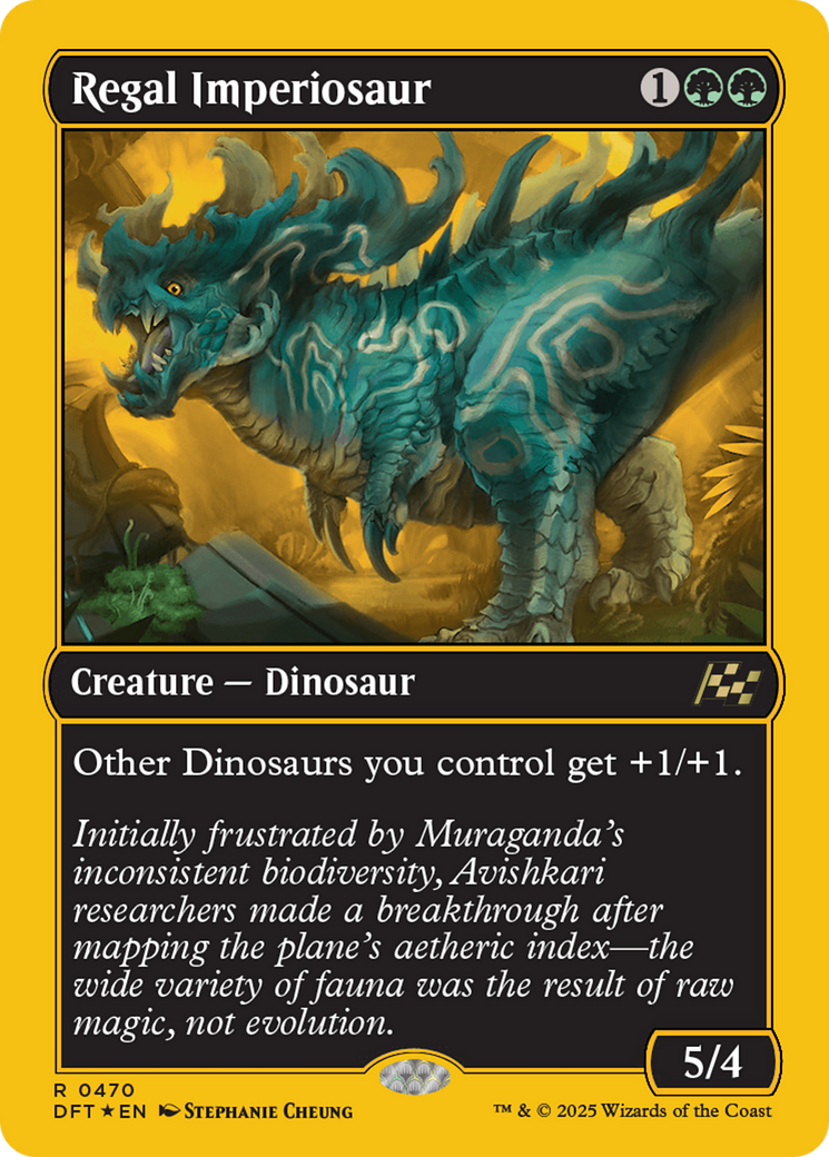 Regal Imperiosaur (First-Place Foil) [Aetherdrift] | I Want That Stuff Brandon