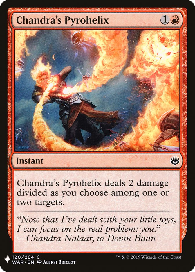 Chandra's Pyrohelix [Mystery Booster] | I Want That Stuff Brandon