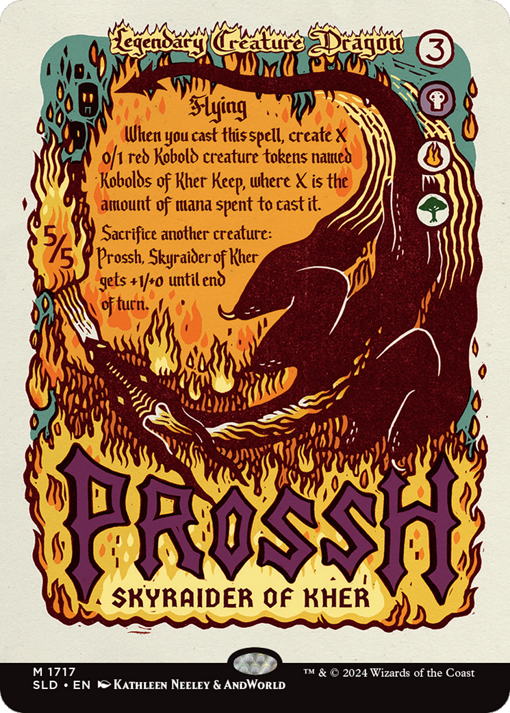Prossh, Skyraider of Kher (Rainbow Foil) [Secret Lair Drop Series] | I Want That Stuff Brandon