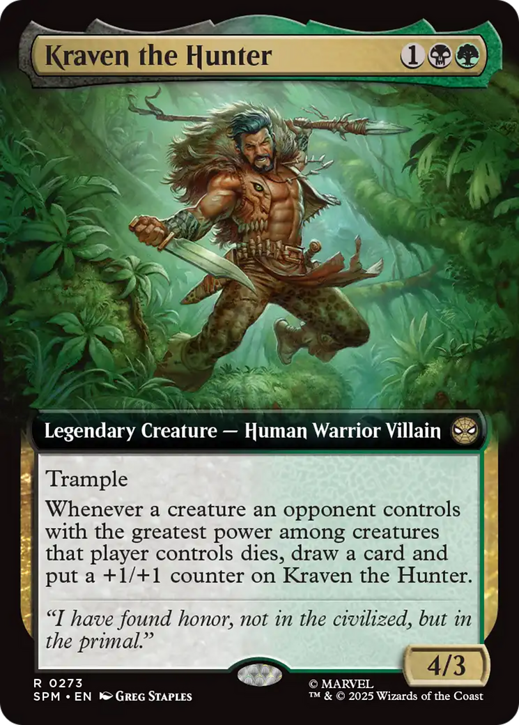 Kraven the Hunter (Extended Art) [Marvel's Spider-Man] | I Want That Stuff Brandon
