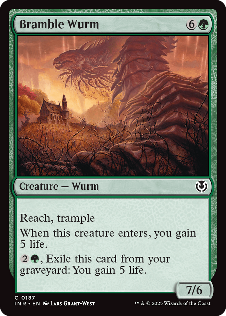 Bramble Wurm [Innistrad Remastered] | I Want That Stuff Brandon