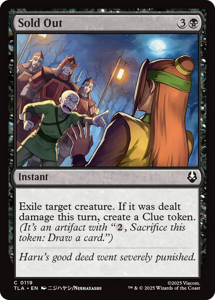 Sold Out [Avatar: The Last Airbender] | I Want That Stuff Brandon