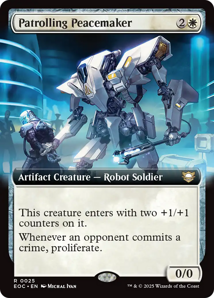 Patrolling Peacemaker (Extended Art) [Edge of Eternities Commander] | I Want That Stuff Brandon