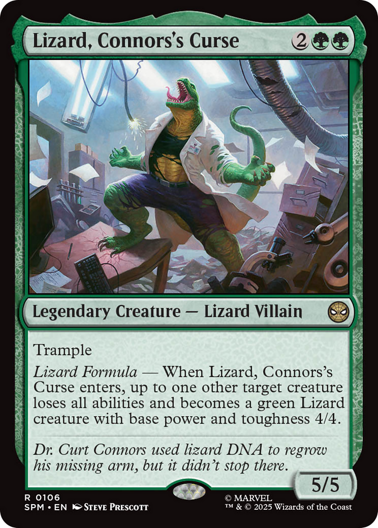 Lizard, Connors's Curse [Marvel's Spider-Man] | I Want That Stuff Brandon