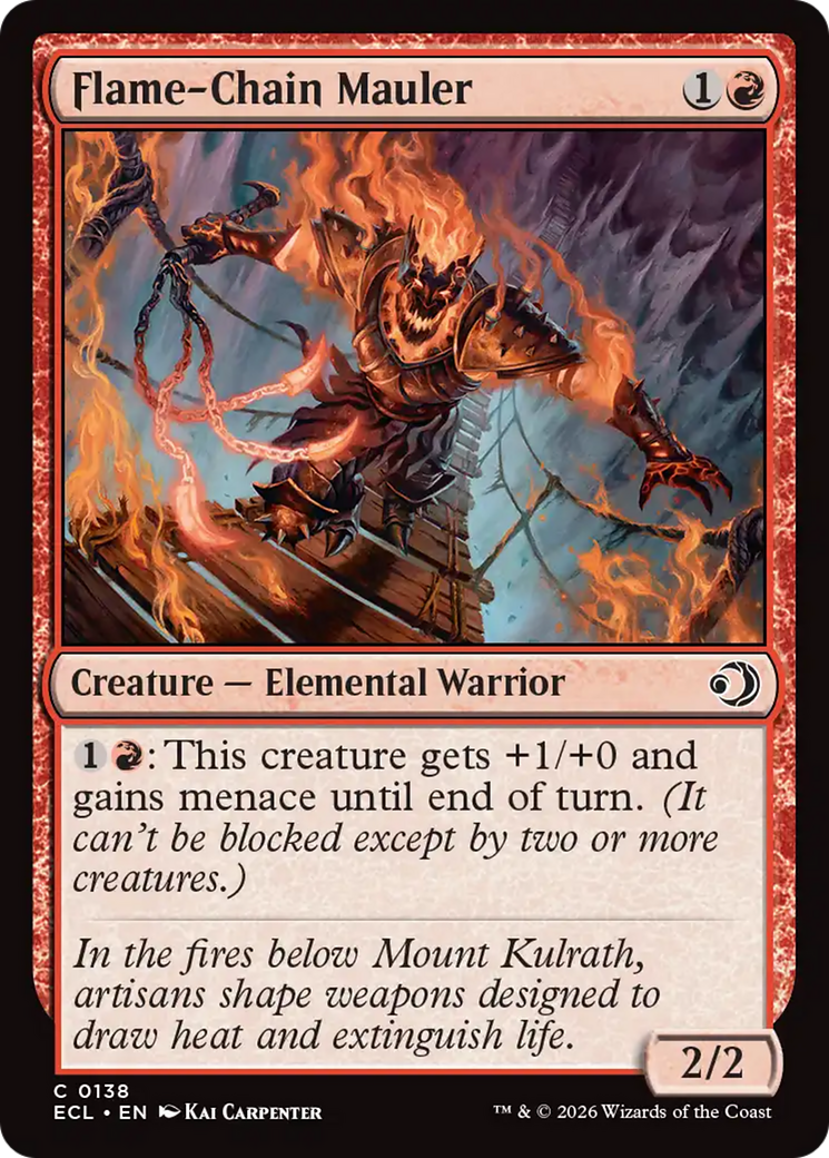 Flame-Chain Mauler [Lorwyn Eclipsed] | I Want That Stuff Brandon