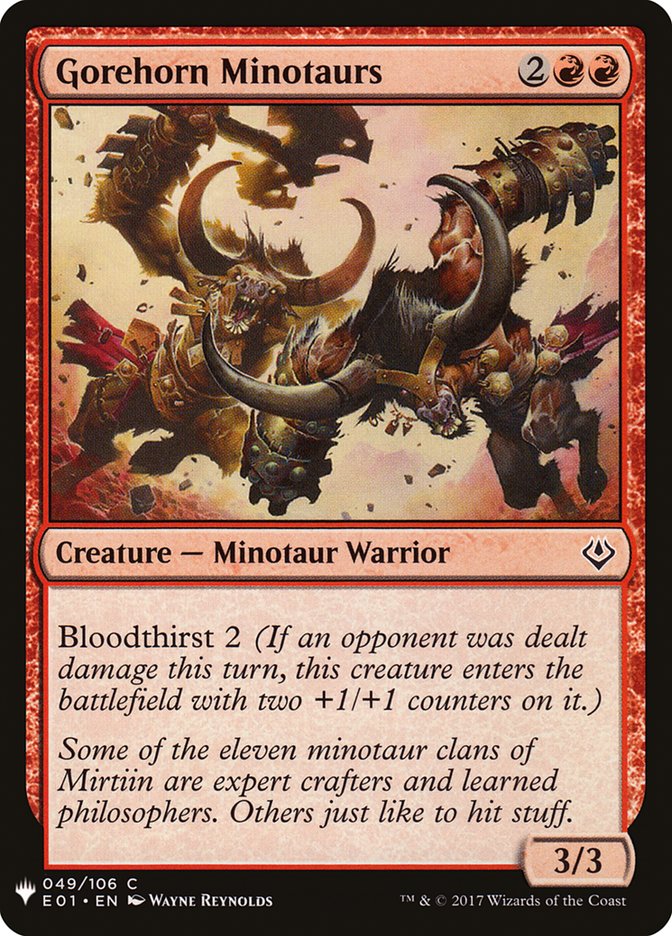 Gorehorn Minotaurs [Mystery Booster] | I Want That Stuff Brandon