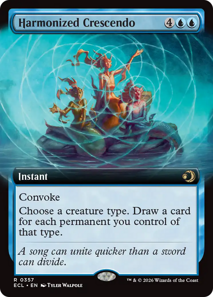 Harmonized Crescendo (Extended Art) [Lorwyn Eclipsed] | I Want That Stuff Brandon
