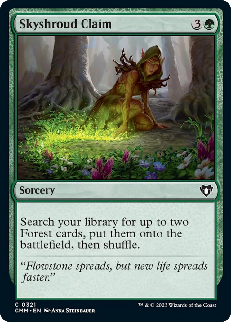 Skyshroud Claim [Commander Masters] | I Want That Stuff Brandon
