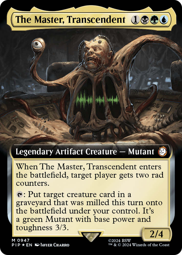 The Master, Transcendent (Extended Art) (Surge Foil) [Fallout] | I Want That Stuff Brandon