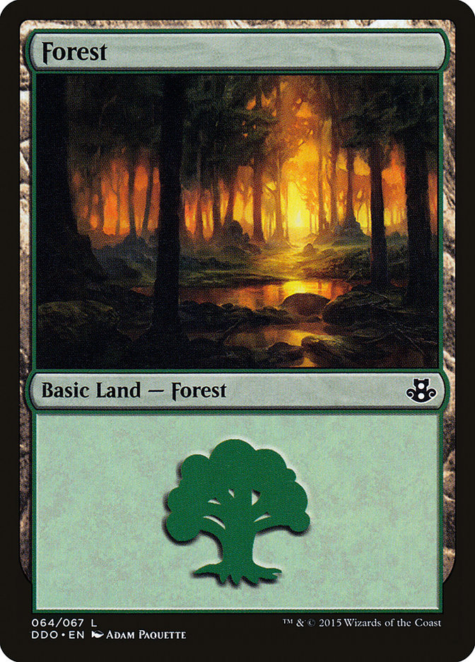 Forest (64) [Duel Decks: Elspeth vs. Kiora] | I Want That Stuff Brandon