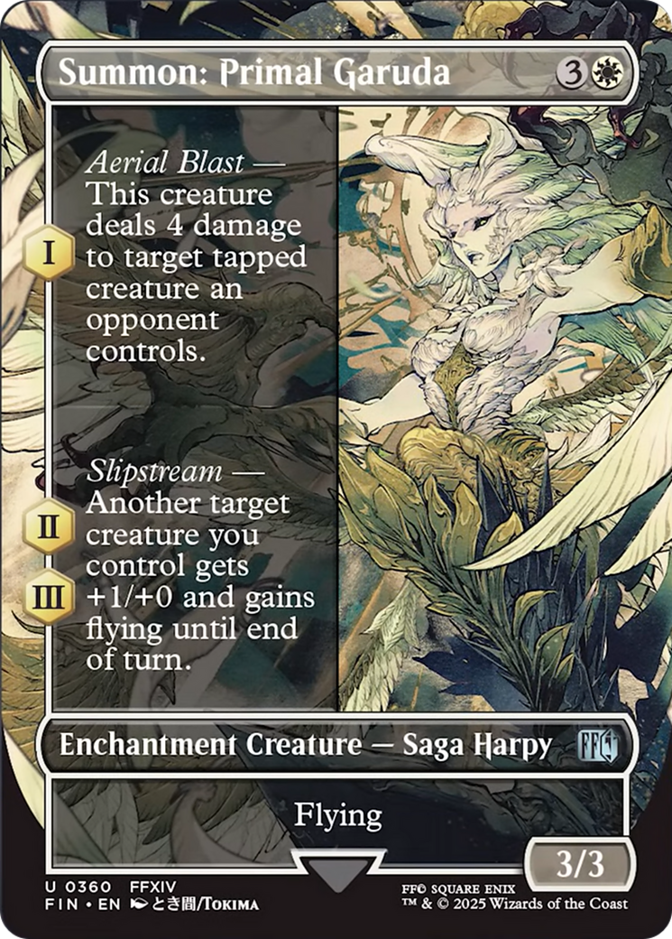 Summon: Primal Garuda (Borderless) [FINAL FANTASY] | I Want That Stuff Brandon