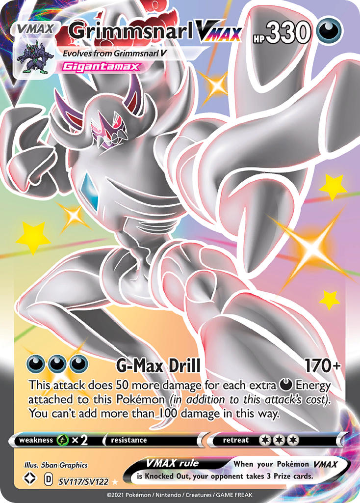 Grimmsnarl VMAX (SV117/SV122) [Sword & Shield: Shining Fates] | I Want That Stuff Brandon