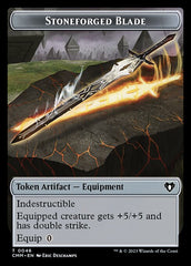 Eldrazi Scion // Stoneforged Blade Double-Sided Token [Commander Masters Tokens] | I Want That Stuff Brandon