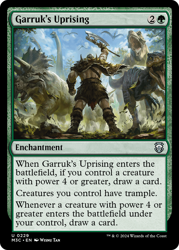 Garruk's Uprising (Ripple Foil) [Modern Horizons 3 Commander] | I Want That Stuff Brandon