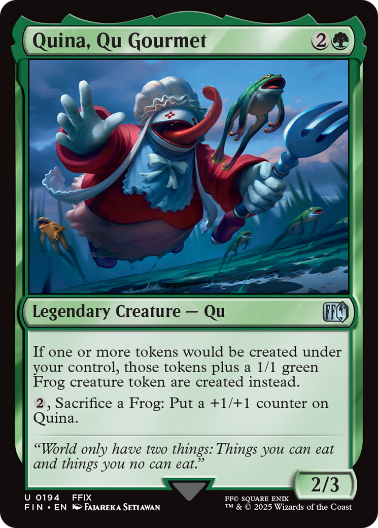 Quina, Qu Gourmet [FINAL FANTASY] | I Want That Stuff Brandon