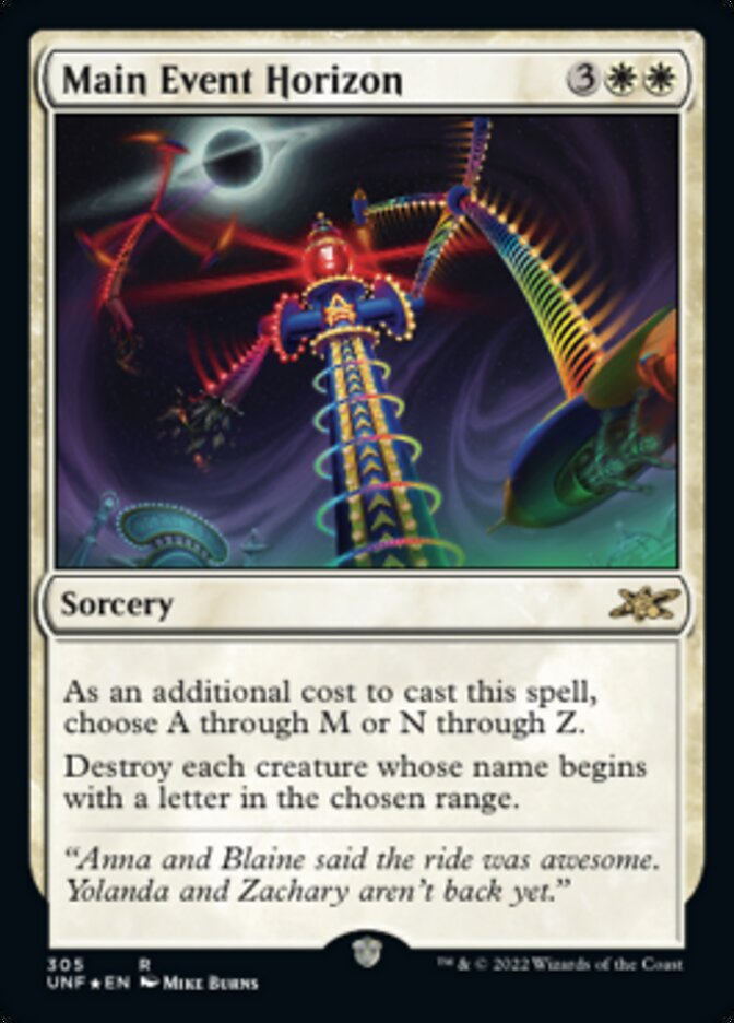 Main Event Horizon (Galaxy Foil) [Unfinity] | I Want That Stuff Brandon