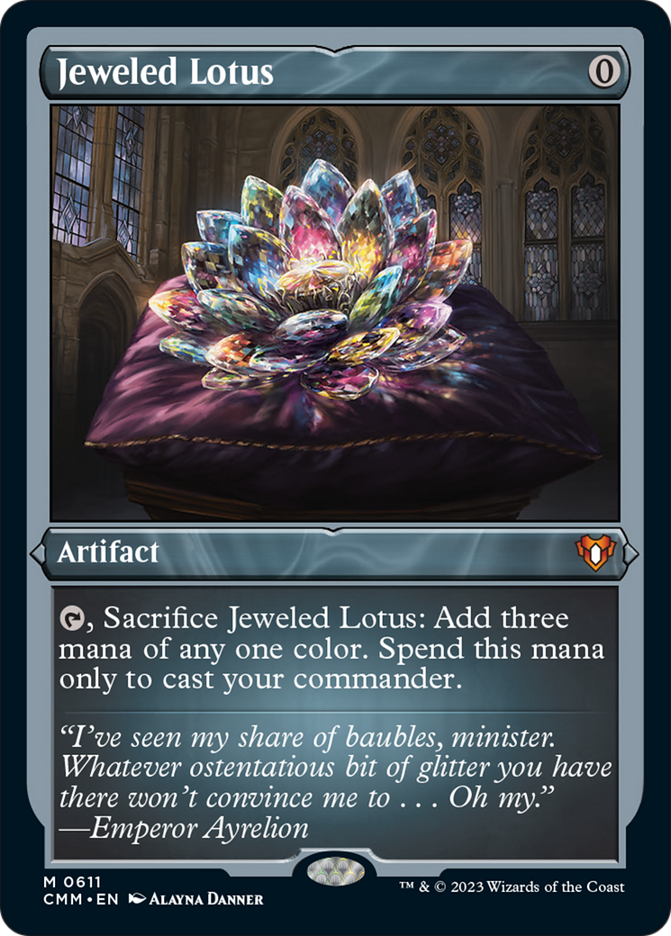 Jeweled Lotus (Foil Etched) [Commander Masters] | I Want That Stuff Brandon