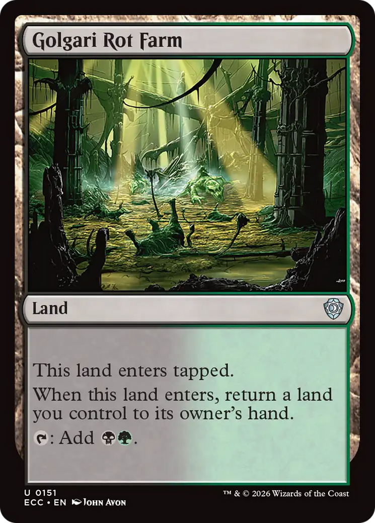 Golgari Rot Farm [Lorwyn Eclipsed Commander] | I Want That Stuff Brandon