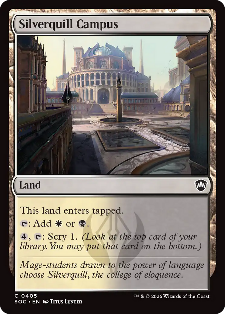 Silverquill Campus [Secrets of Strixhaven Commander] | I Want That Stuff Brandon