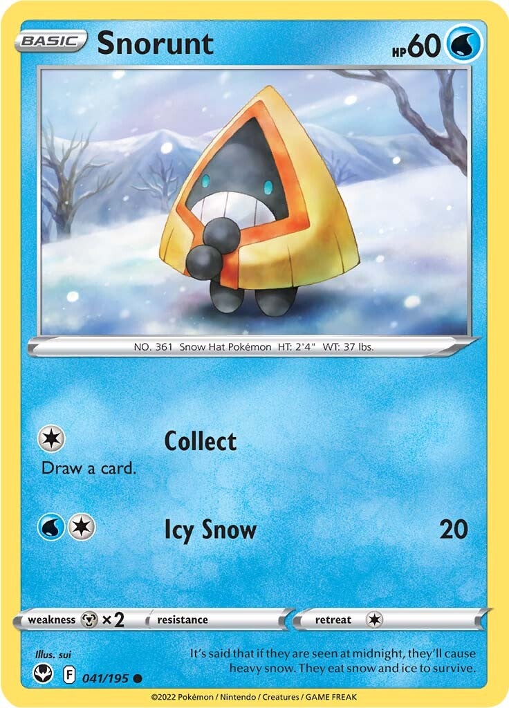 Snorunt (041/195) [Sword & Shield: Silver Tempest] | I Want That Stuff Brandon