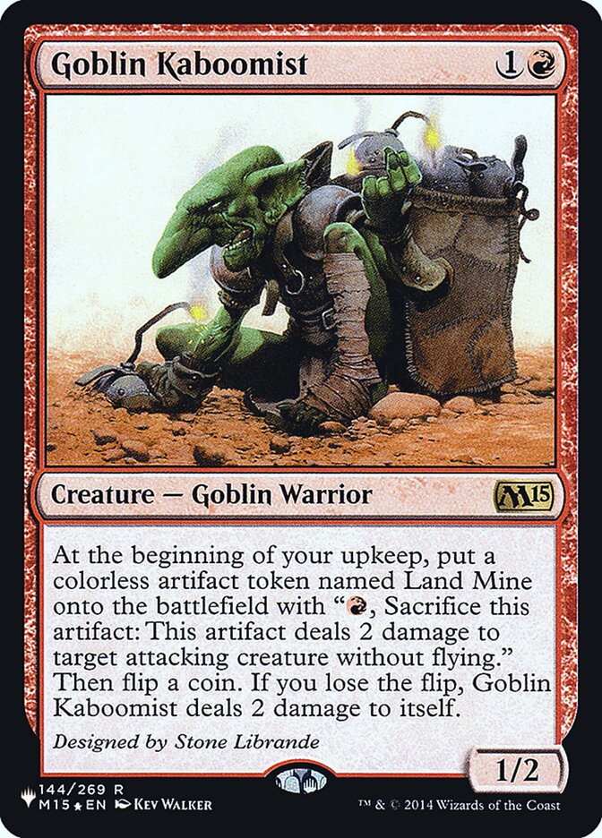 Goblin Kaboomist [Secret Lair: Heads I Win, Tails You Lose] | I Want That Stuff Brandon