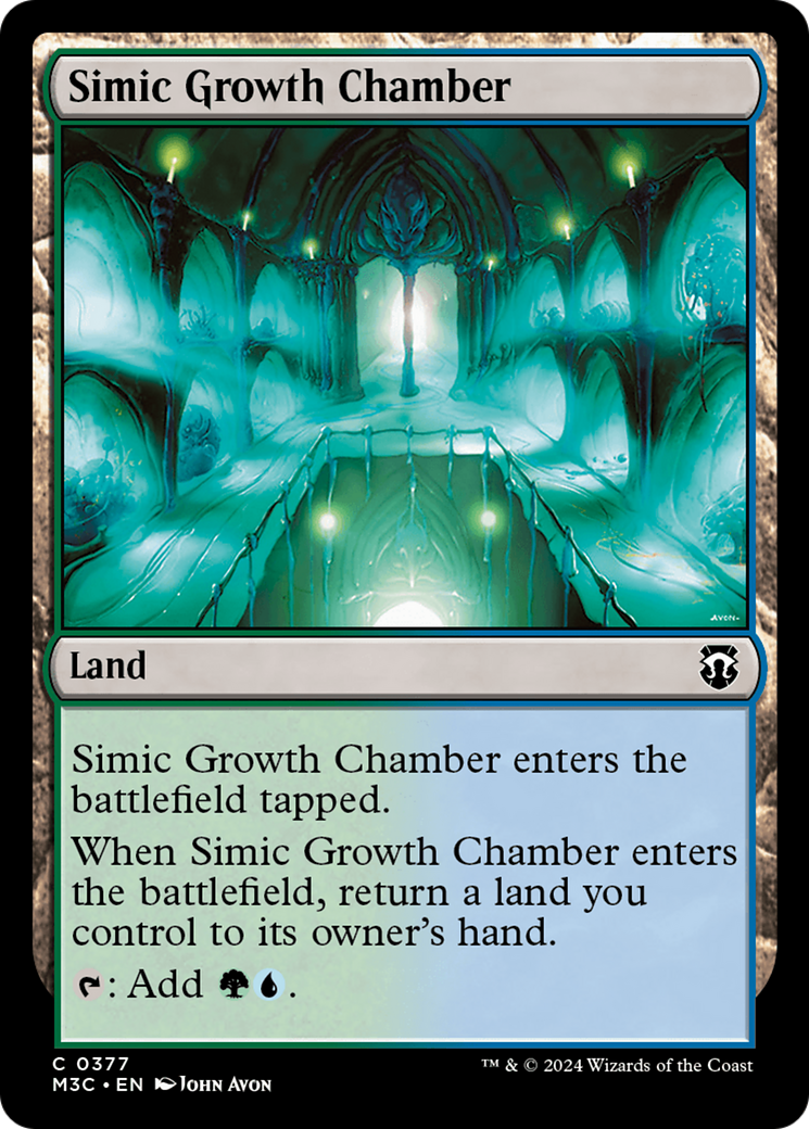 Simic Growth Chamber (Ripple Foil) [Modern Horizons 3 Commander] | I Want That Stuff Brandon