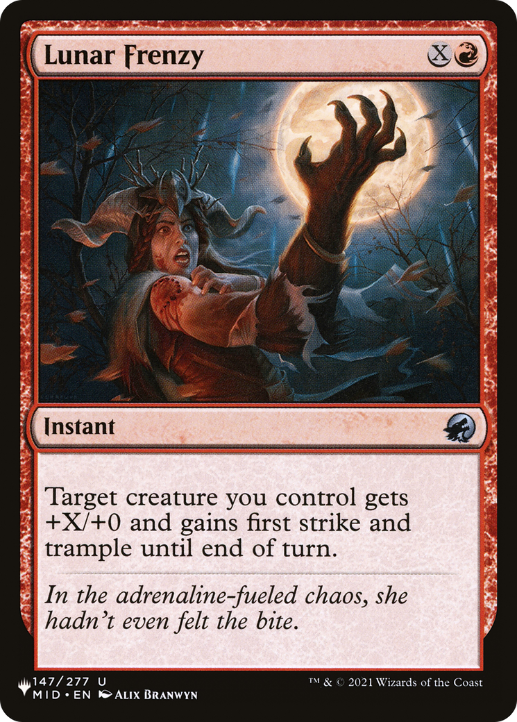 Lunar Frenzy [The List] | I Want That Stuff Brandon