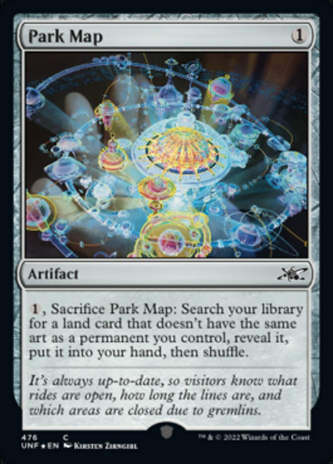 Park Map (Galaxy Foil) [Unfinity] | I Want That Stuff Brandon