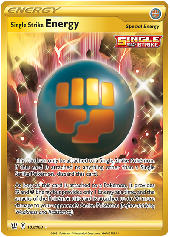 Single Strike Energy (183/163) [Sword & Shield: Battle Styles] | I Want That Stuff Brandon