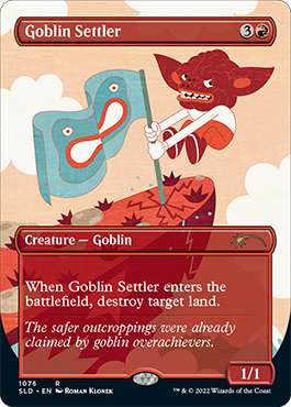 Goblin Settler (Borderless) [Secret Lair Drop Series] | I Want That Stuff Brandon