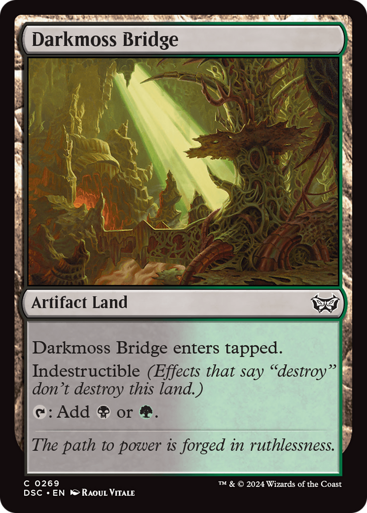 Darkmoss Bridge [Duskmourn: House of Horror Commander] | I Want That Stuff Brandon