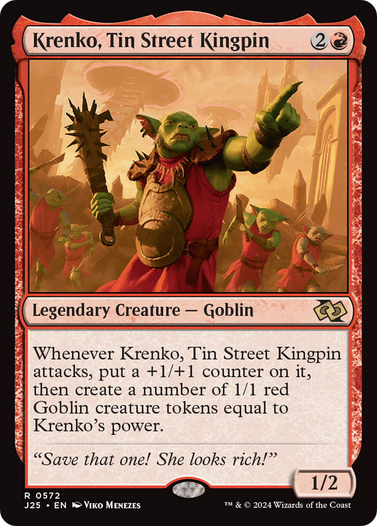 Krenko, Tin Street Kingpin [Foundations Jumpstart] | I Want That Stuff Brandon