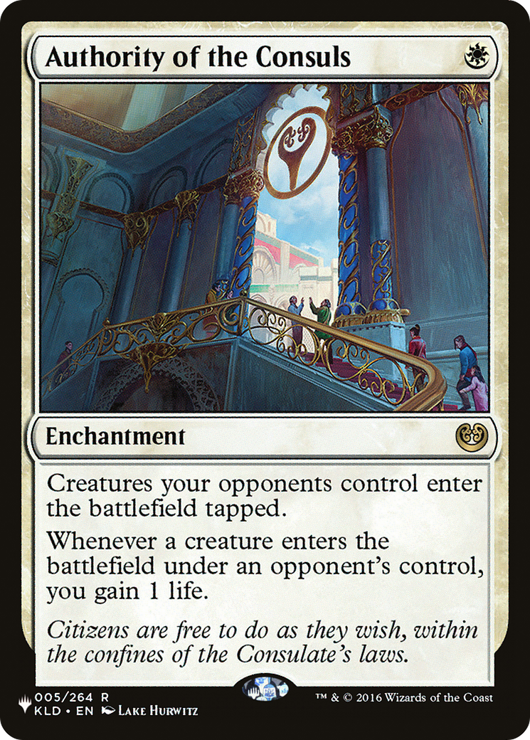 Authority of the Consuls [The List Reprints] | I Want That Stuff Brandon