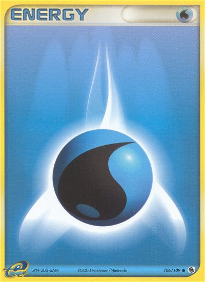 Water Energy (106/109) [EX: Ruby & Sapphire] | I Want That Stuff Brandon