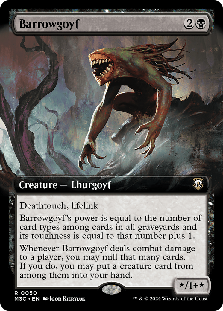 Barrowgoyf (Extended Art) [Modern Horizons 3 Commander] | I Want That Stuff Brandon