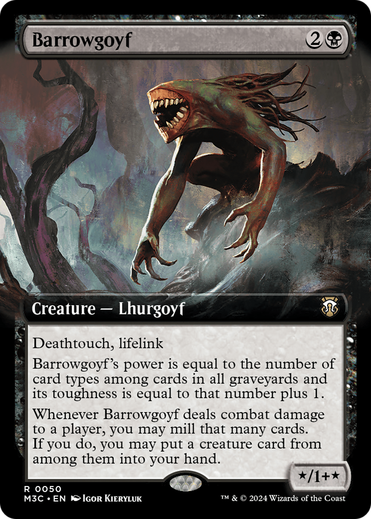 Barrowgoyf (Extended Art) (Ripple Foil) [Modern Horizons 3 Commander] | I Want That Stuff Brandon