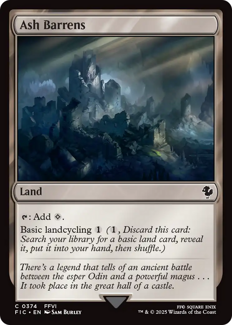 Ash Barrens [FINAL FANTASY Commander] | I Want That Stuff Brandon