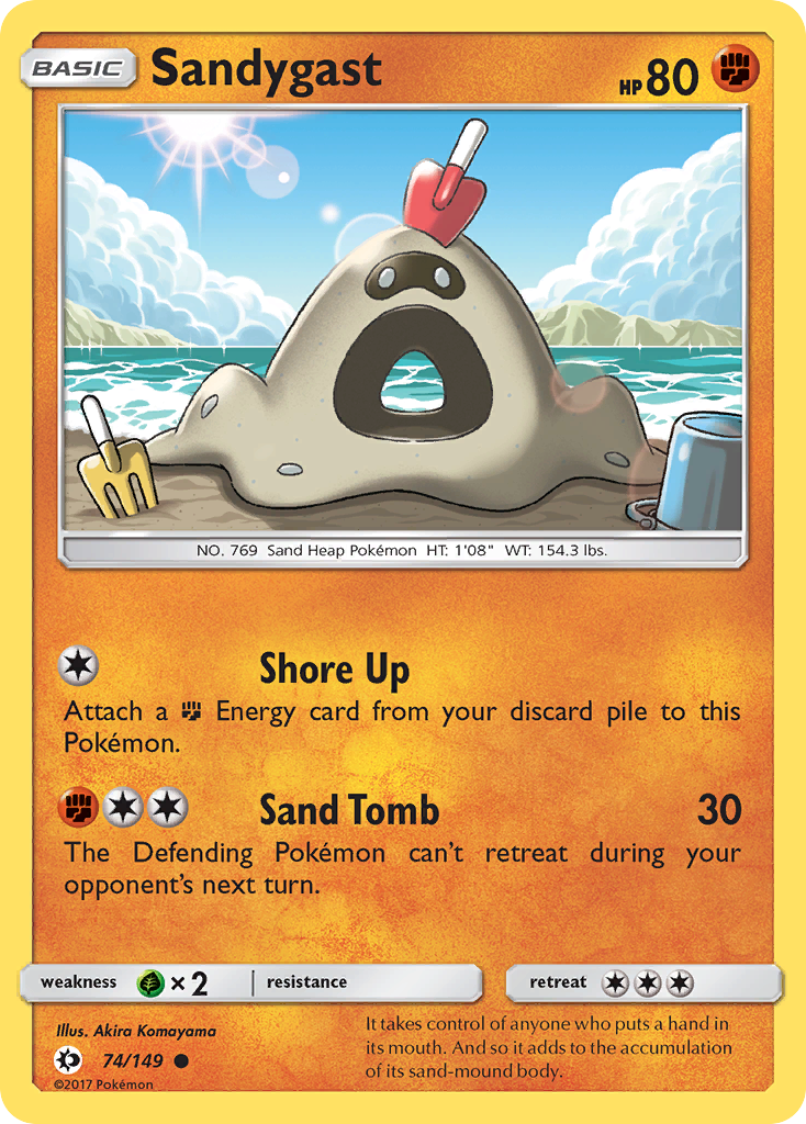 Sandygast (74/149) [Sun & Moon: Base Set] | I Want That Stuff Brandon