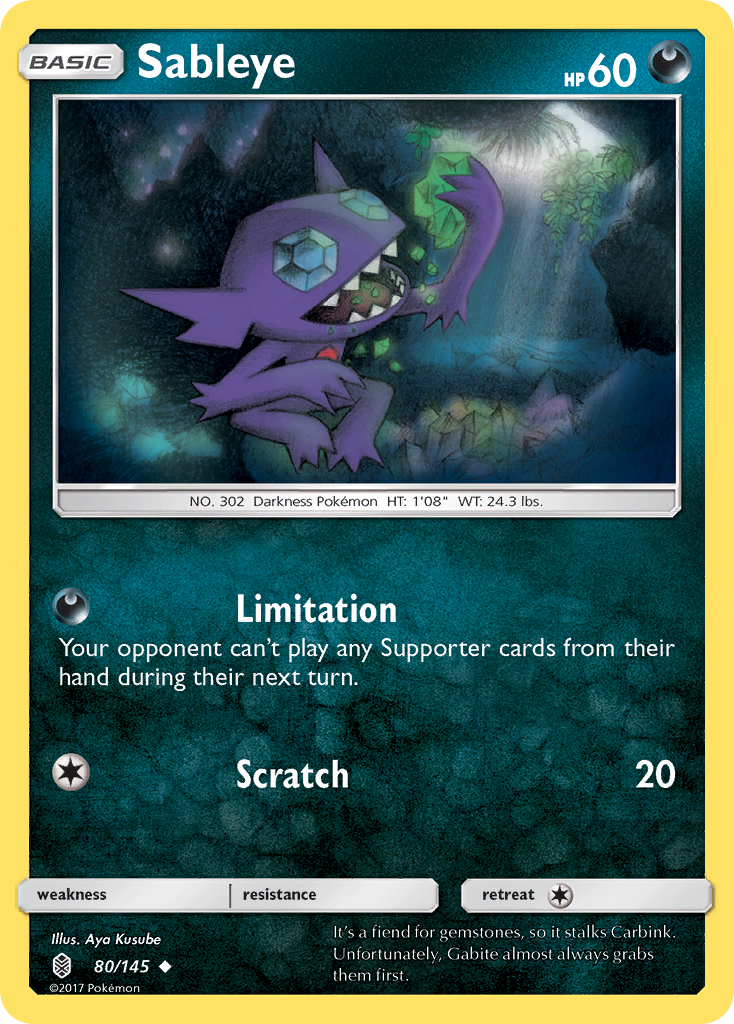 Sableye (80/145) [Sun & Moon: Guardians Rising] | I Want That Stuff Brandon