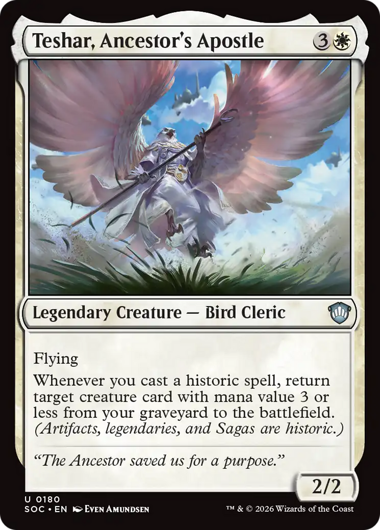 Teshar, Ancestor's Apostle [Secrets of Strixhaven Commander] | I Want That Stuff Brandon