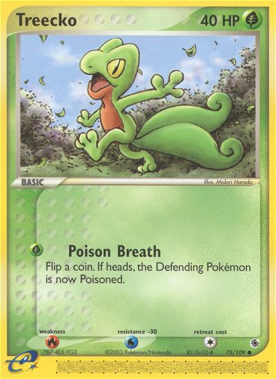 Treecko (75/109) [EX: Ruby & Sapphire] | I Want That Stuff Brandon