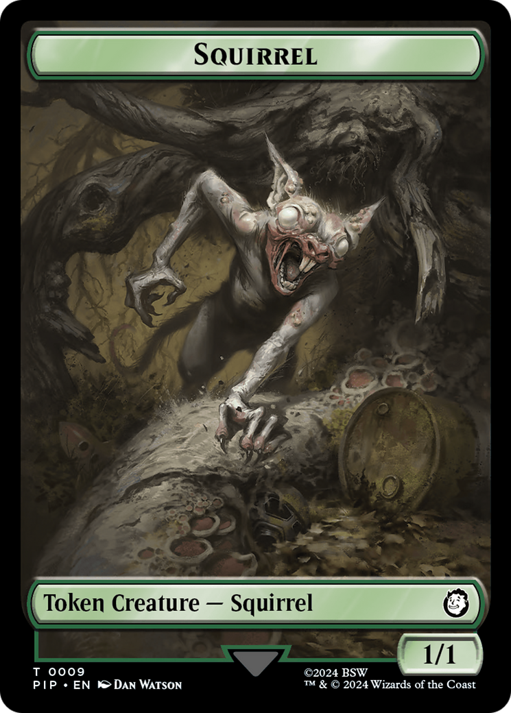 Junk // Squirrel Double-Sided Token [Fallout Tokens] | I Want That Stuff Brandon