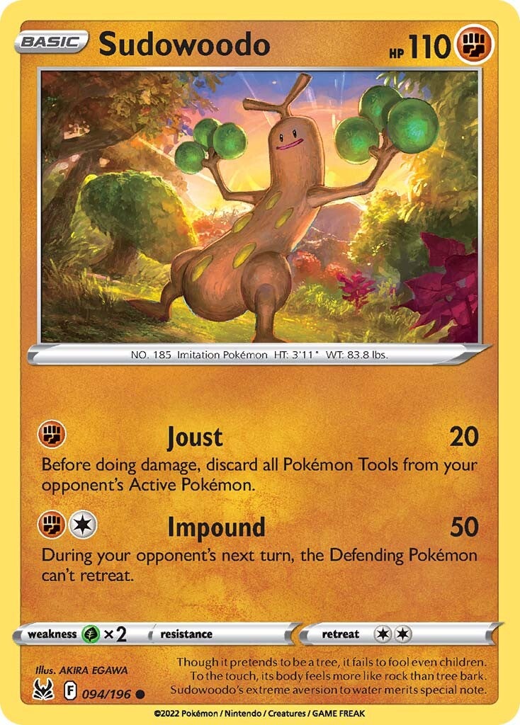 Sudowoodo (094/196) [Sword & Shield: Lost Origin] | I Want That Stuff Brandon